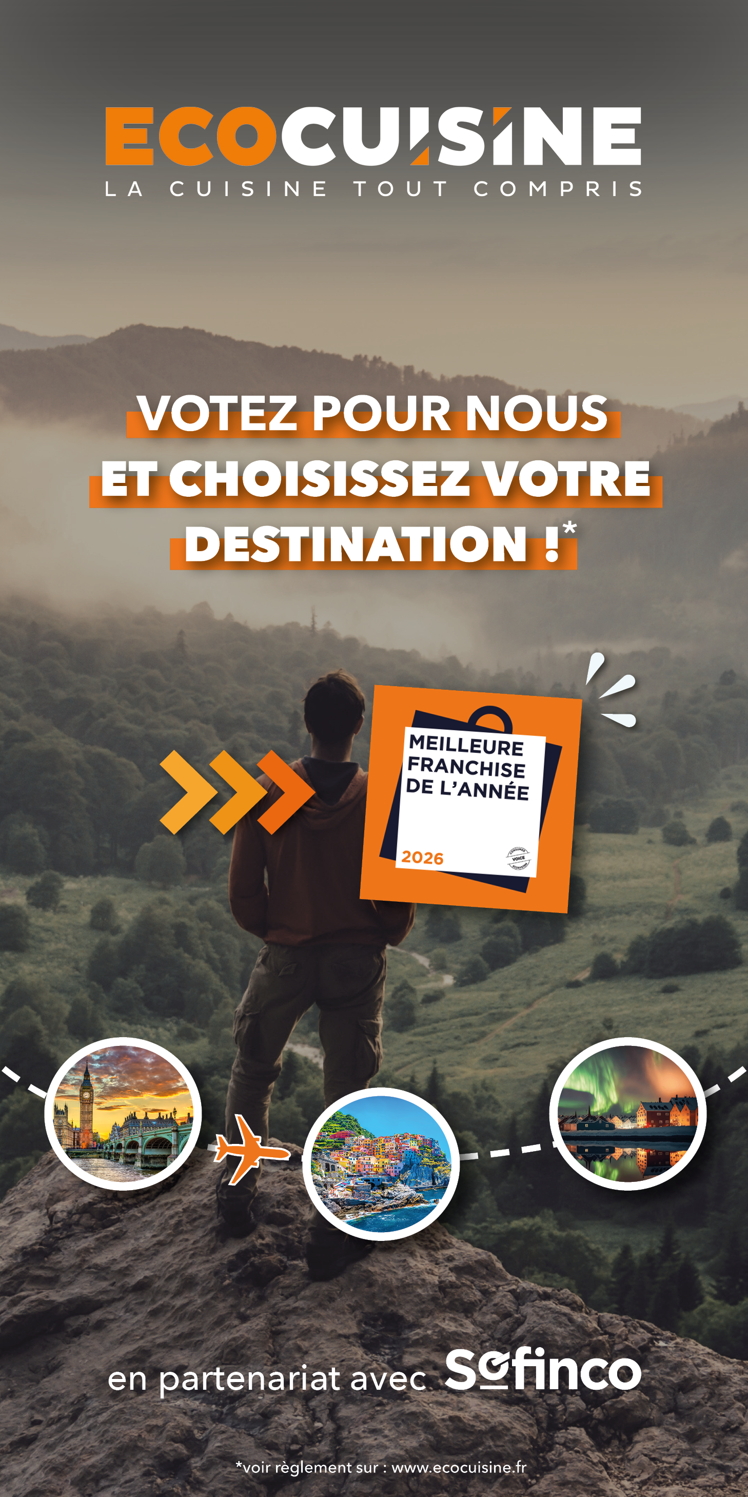 Votez pour ECOCUISINE et partez un voyage